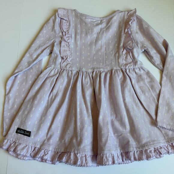 Matilda Jane Right Beside Me Tunic Lavender Ruffles 6 - Picture 8 of 8
